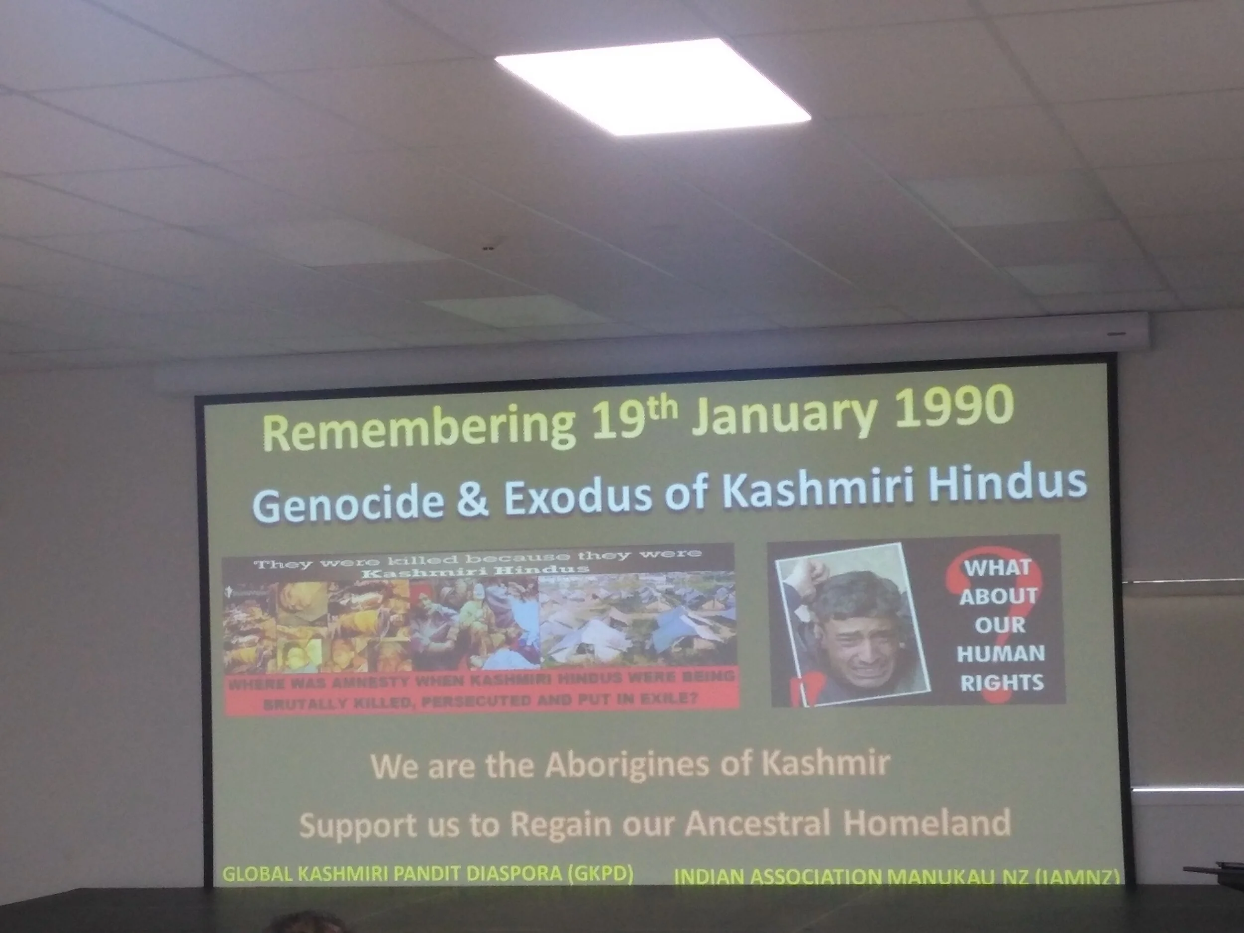 The event was organised in Auckland on Sunday, January 19, with some speakers speaking in favour of CAA as well