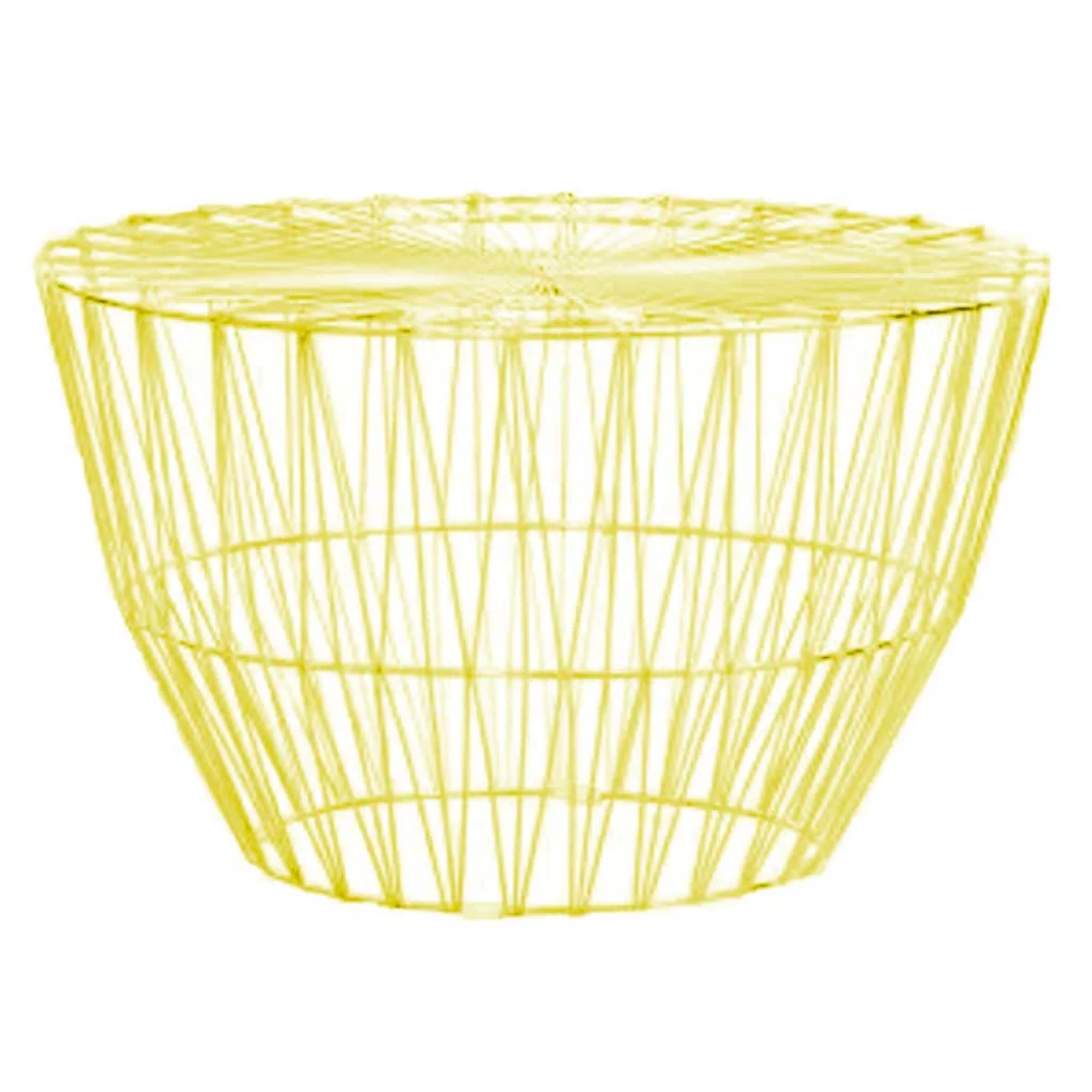 Wire Coffee Table Yellow — Epic Empire