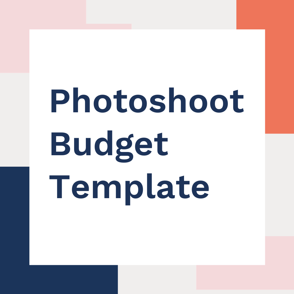 Photoshoot Budget Template My Daily Business Coach