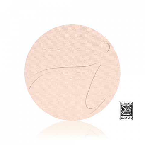 Jane Iredale PurePressed Base Mineral Foundation in Ivory is enriched with Pomegranate extract that helps to minimize UV damage.