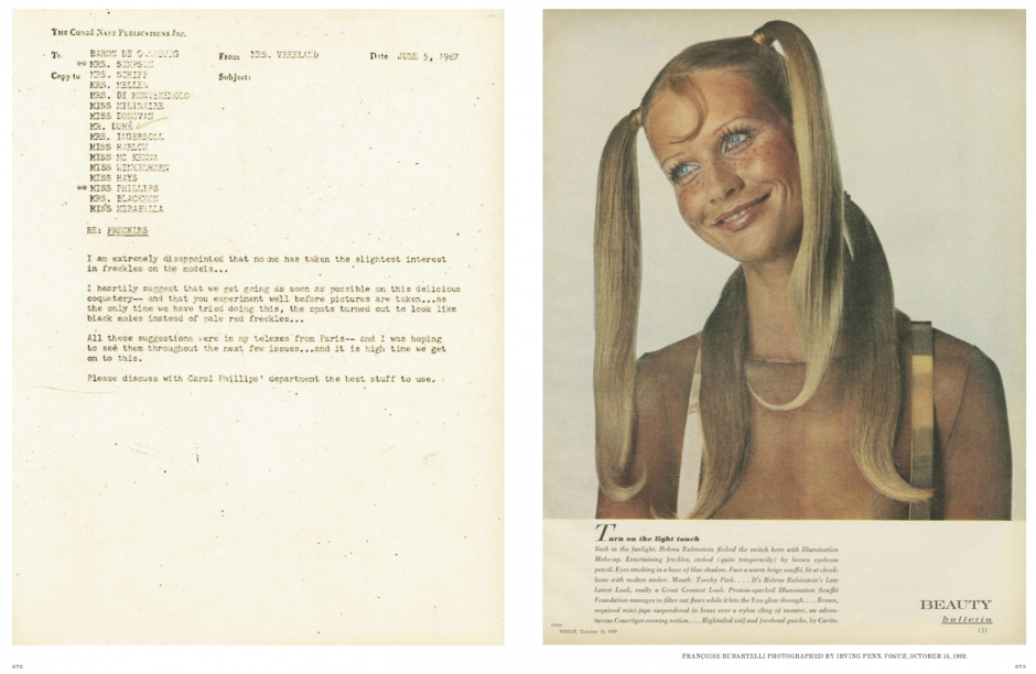 From the book: Diana Vreeland Memos: The Vogue Years: Correspondence from the Vogue Years . Written by Alexander Vreeland (Author), Polly Mellon (Author)