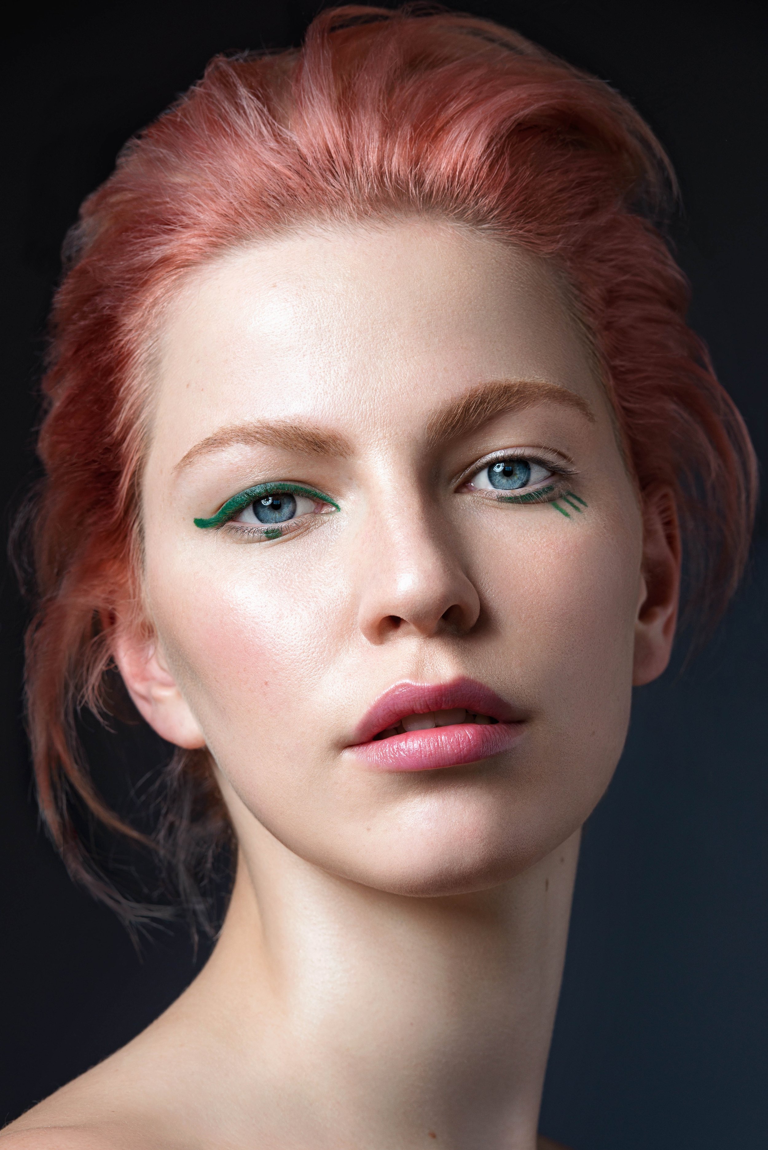 Image: Kass Bruni | Makeup: Sjaniël Turrell | Muse: Violet Gould from the editorial, The Future is Green