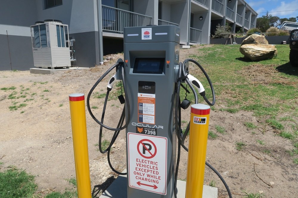 Two 22kw electric vehicle chargers installed in 2023