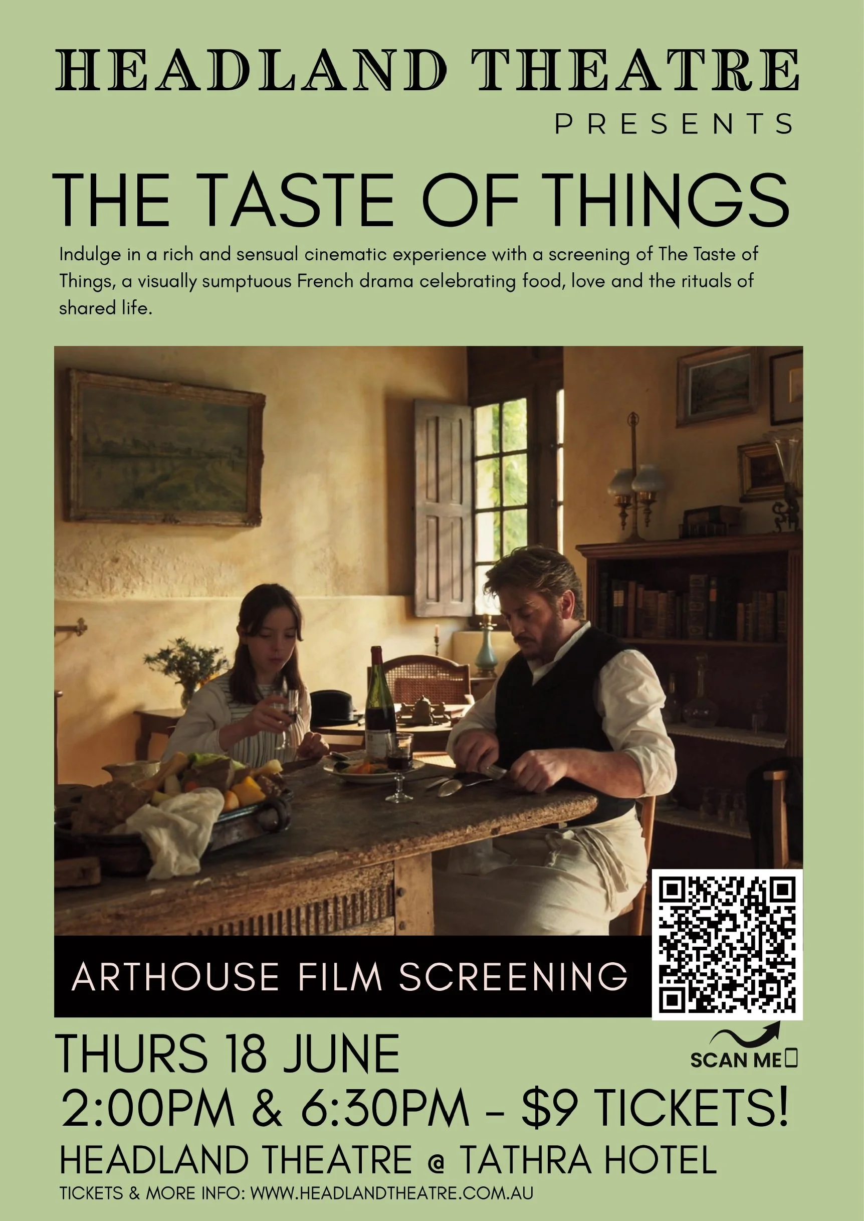 The Taste of Things at the Headland Theatre