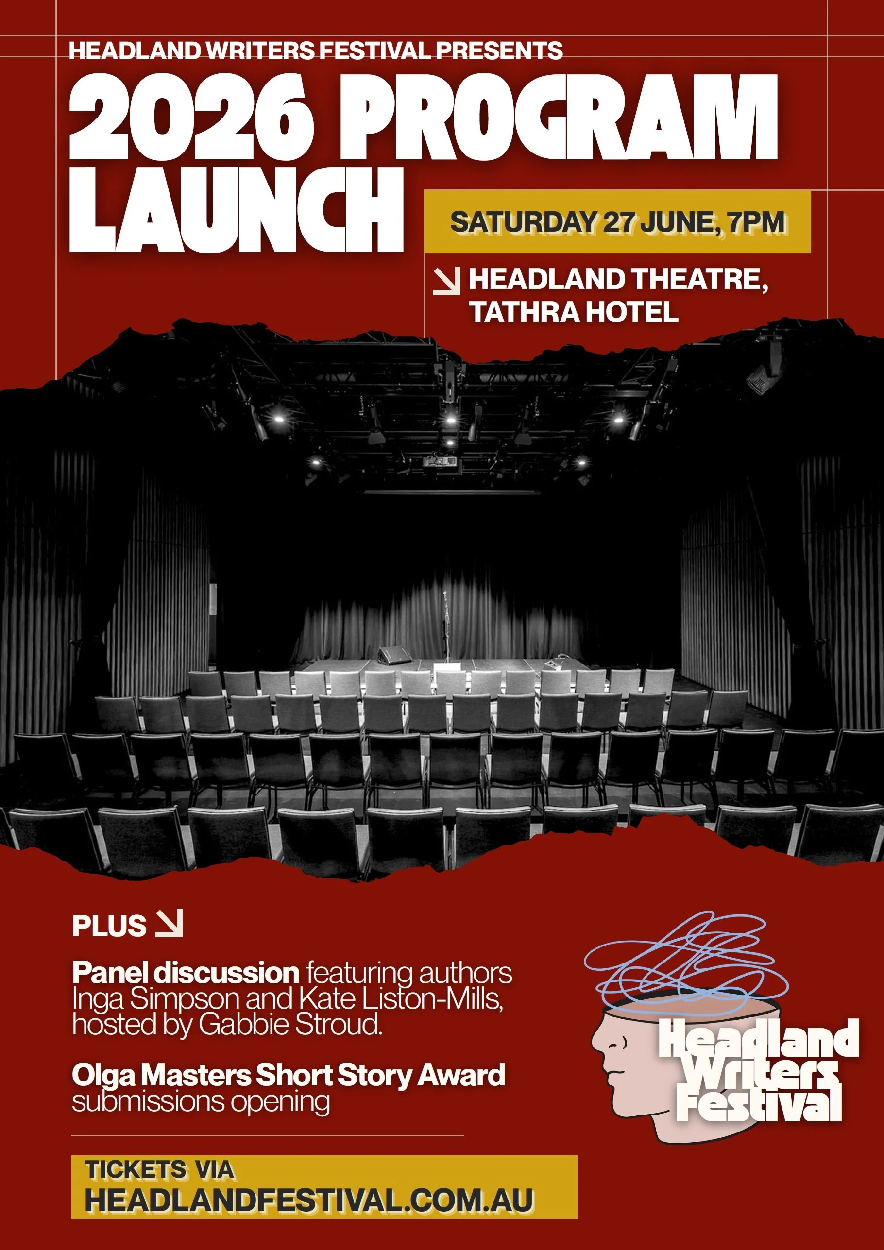 Headland Writers Festival 2026 Program Launch
