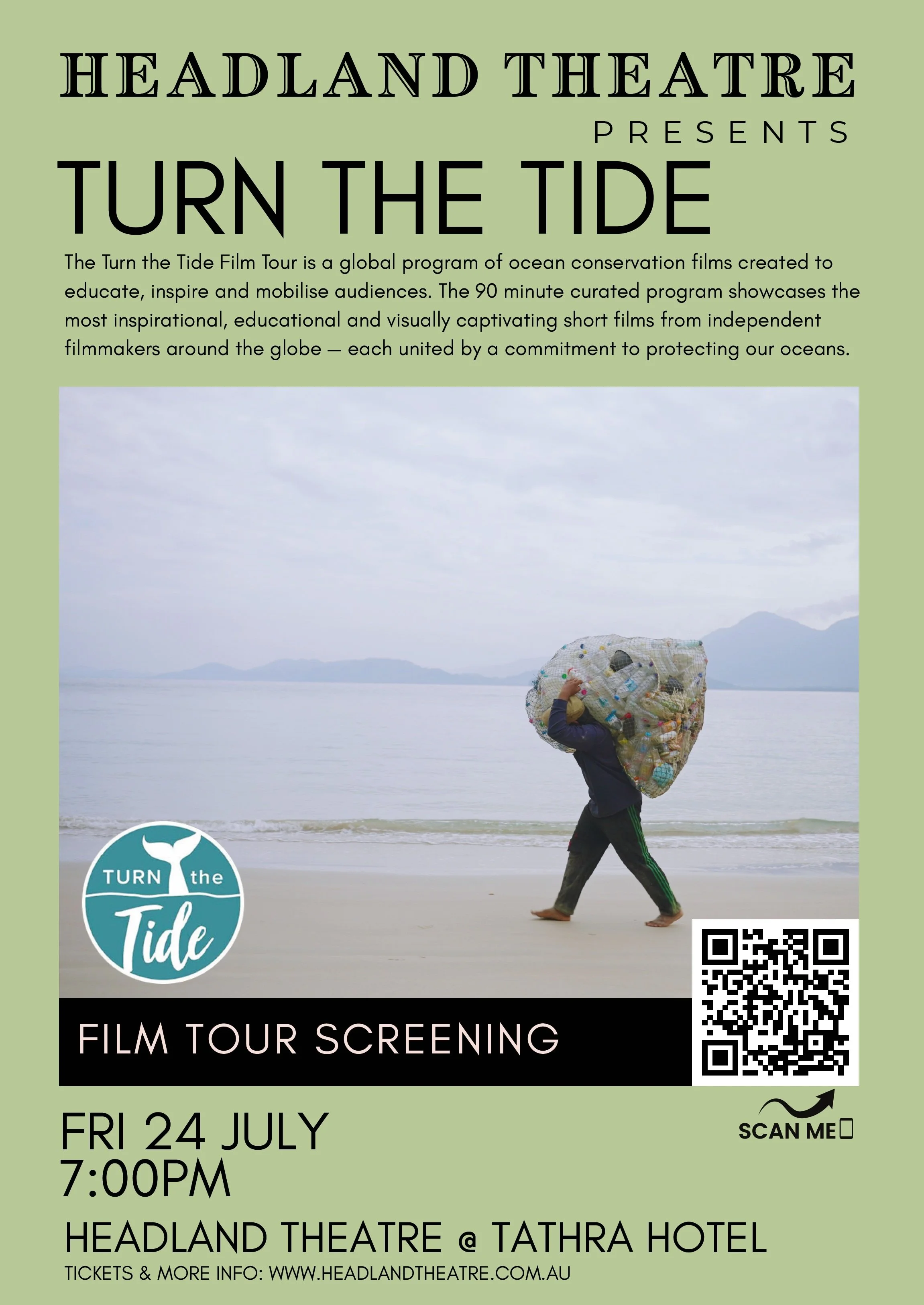 Turn The Tide Film Tour at Headland Theatre