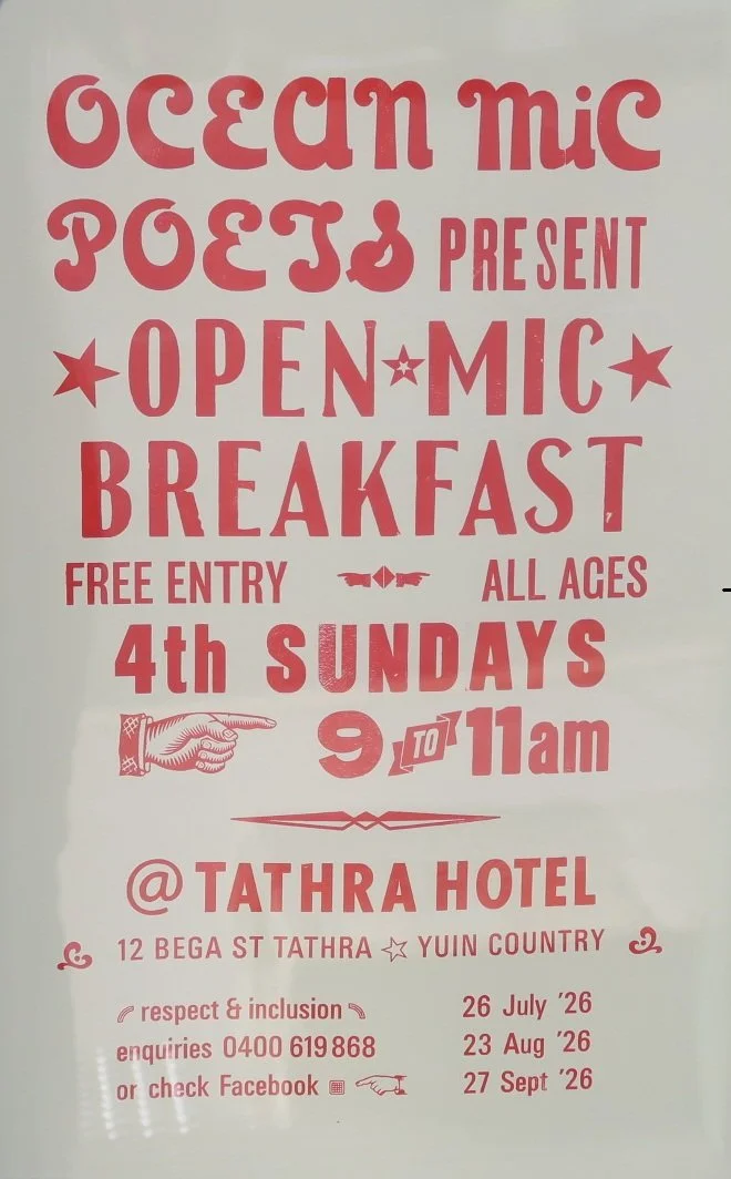 Poets Breakfast 4th Sundays