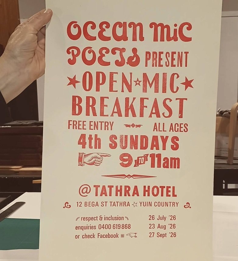 Poets Breakfast 4th Sundays