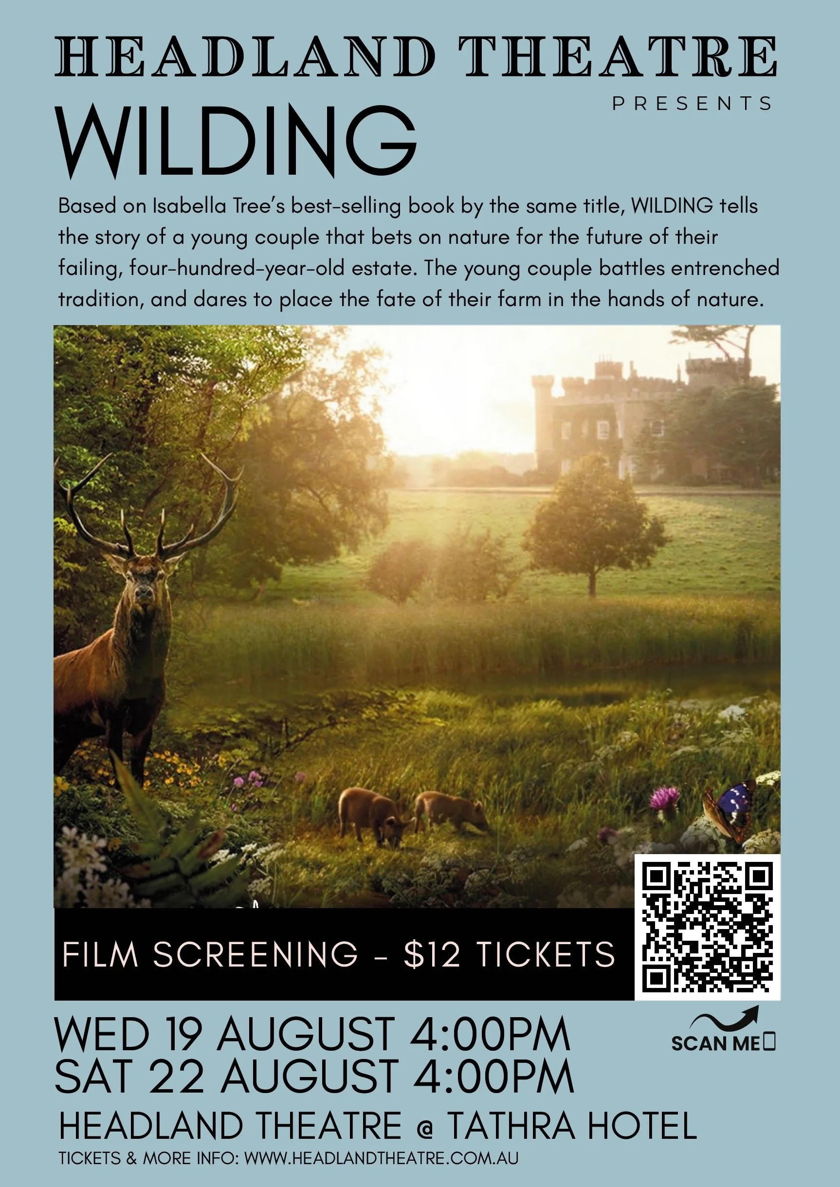 Wilding screening at Headland Theatre