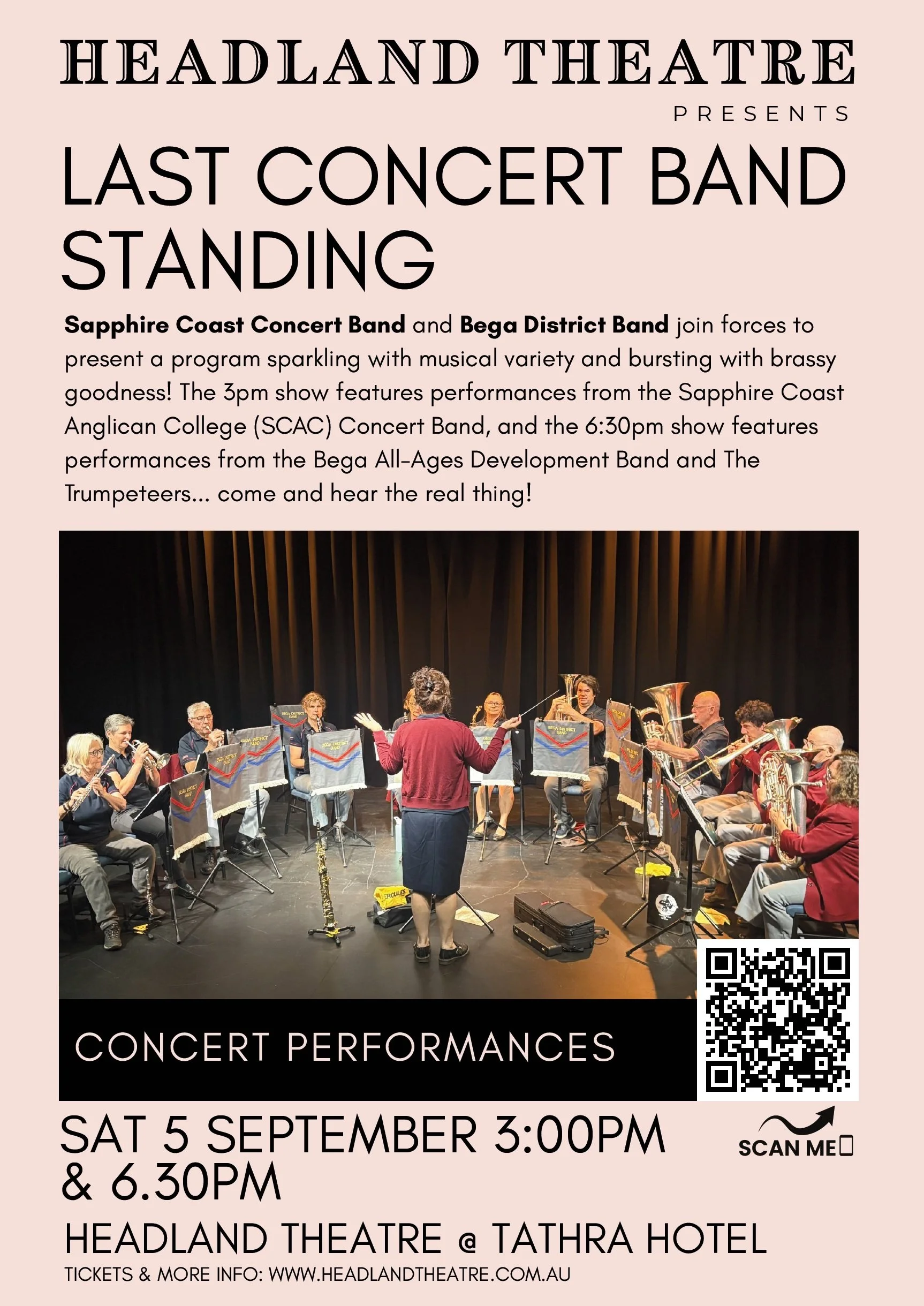Last Concert Band Standing at Headland Theatre