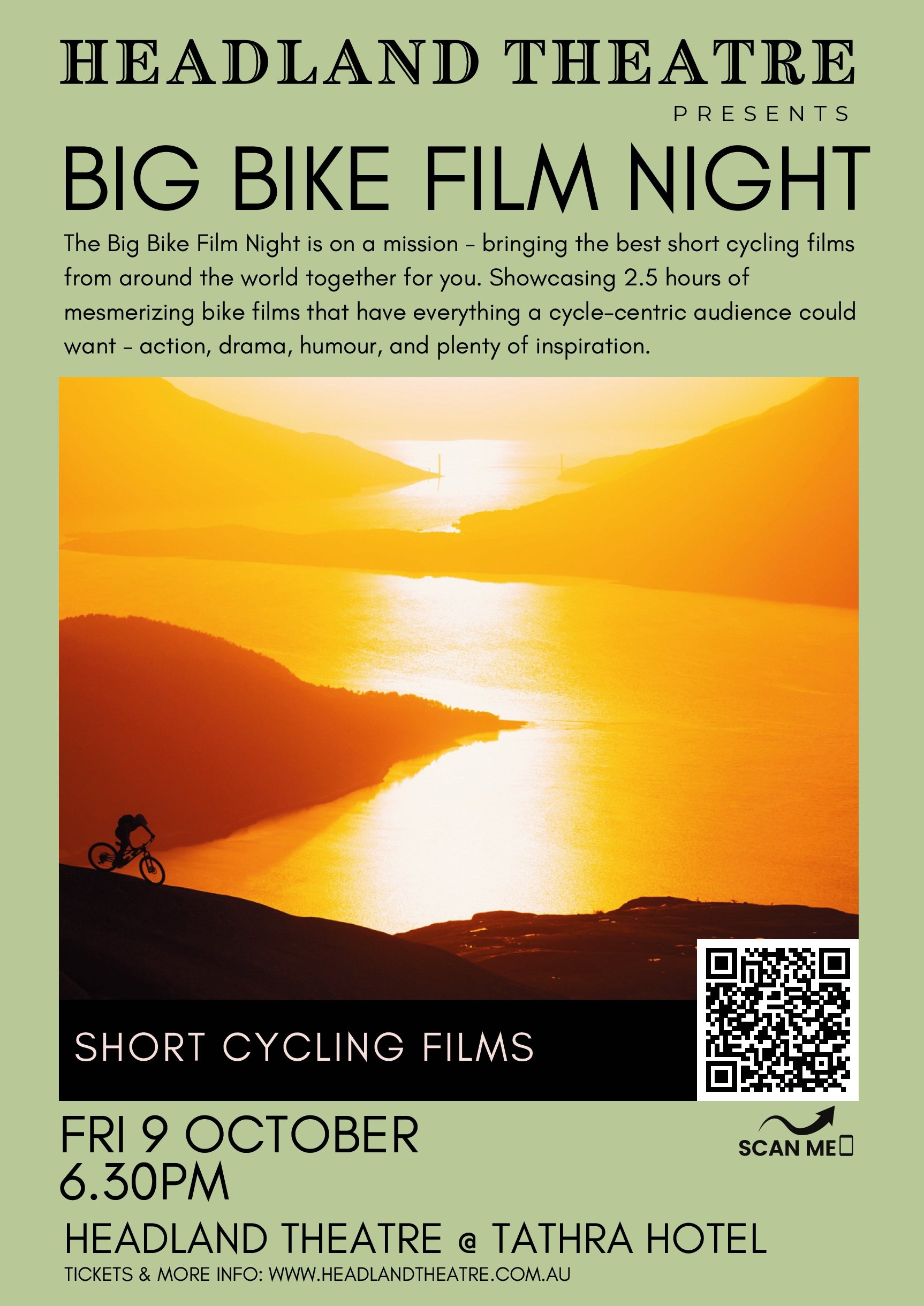 Big Bike Film Night at Headland Theatre