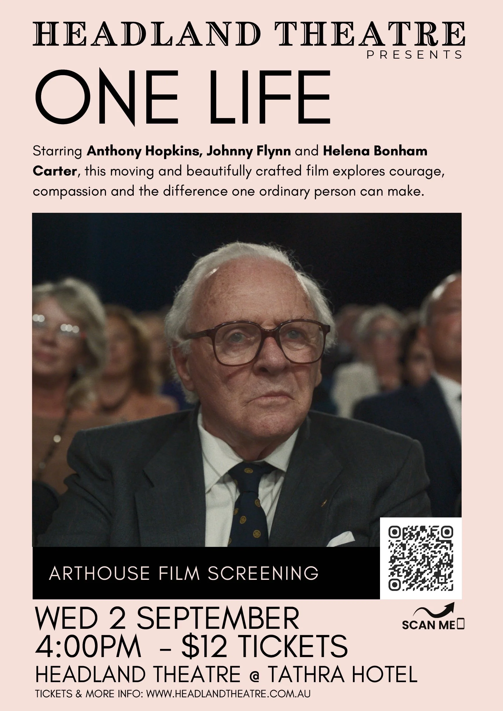 One Life film at Headland Theatre