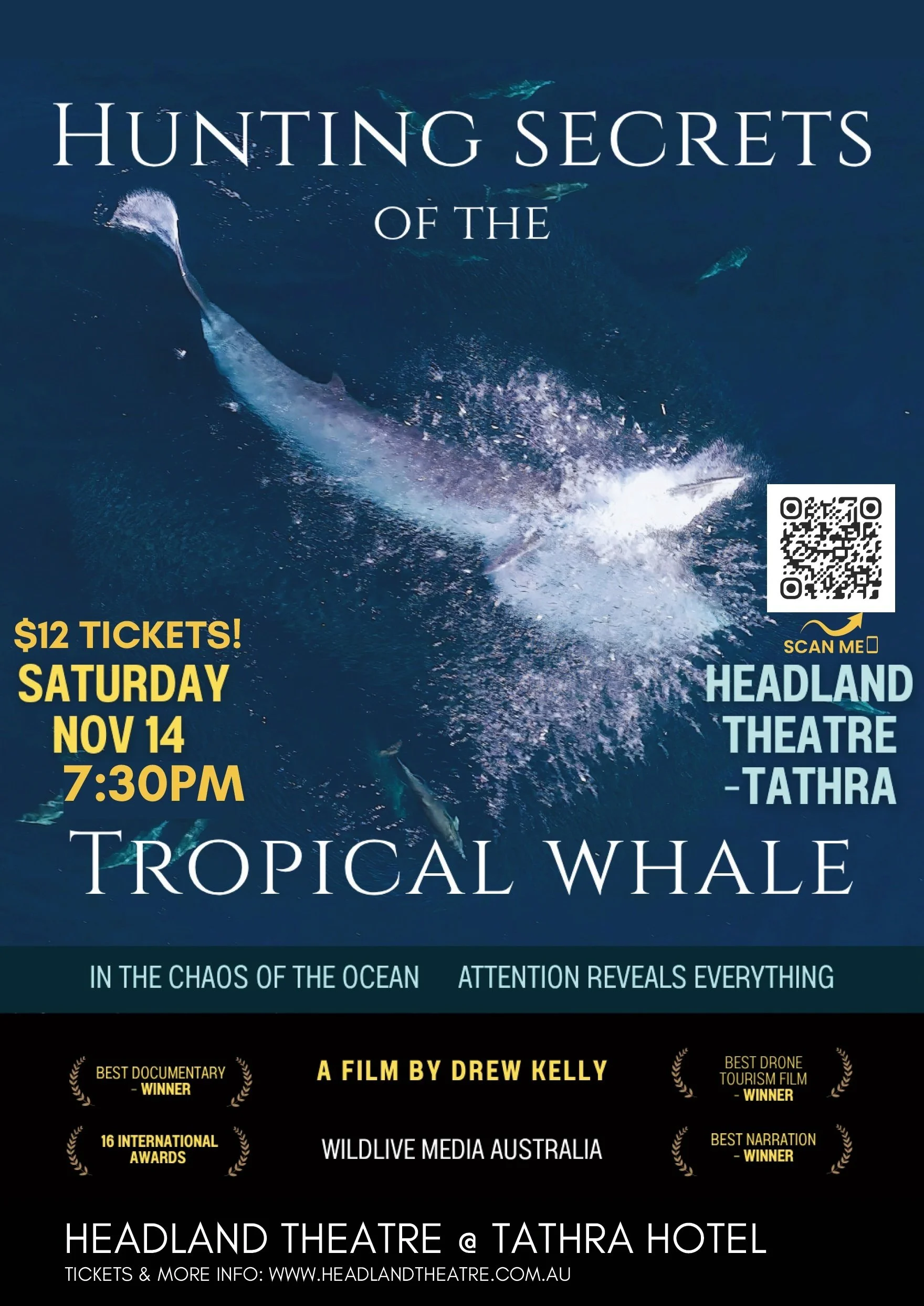Hunting Secrets of the Tropical Whale at Headland Theatre - Tathra Hotel