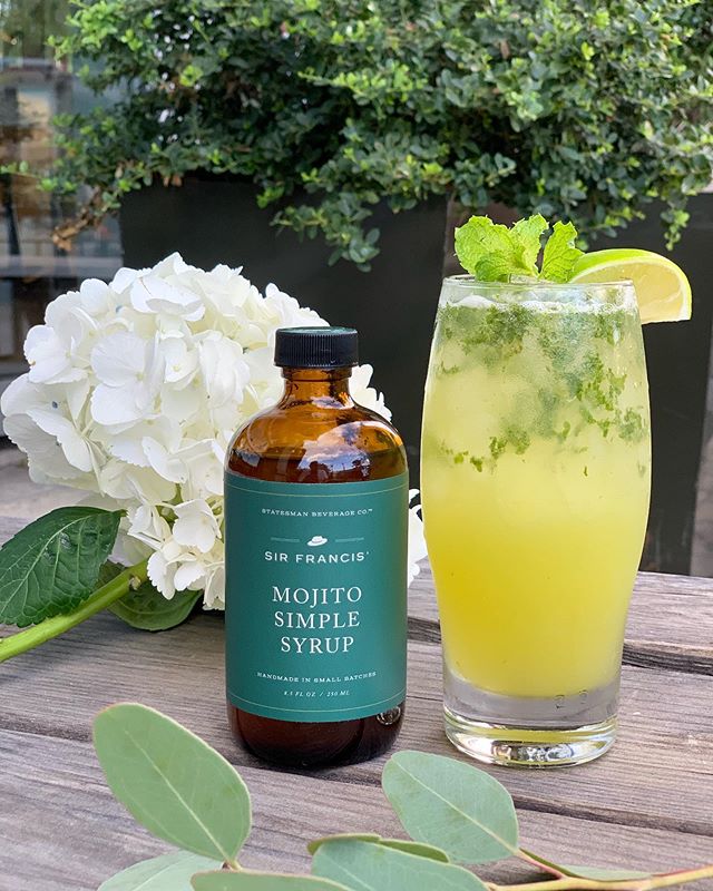 New Arrival-Sir Francis Mojito Simple Syrup and Sir Winston&rsquo;s Spiced Simple Syrup from Statesman Beverage Co.  Good drink needs good mixer. And these are soooo gooood mixer. Available at Pantry Market. 😉 .
.
.
#washingtondc #pantrythai #petwor