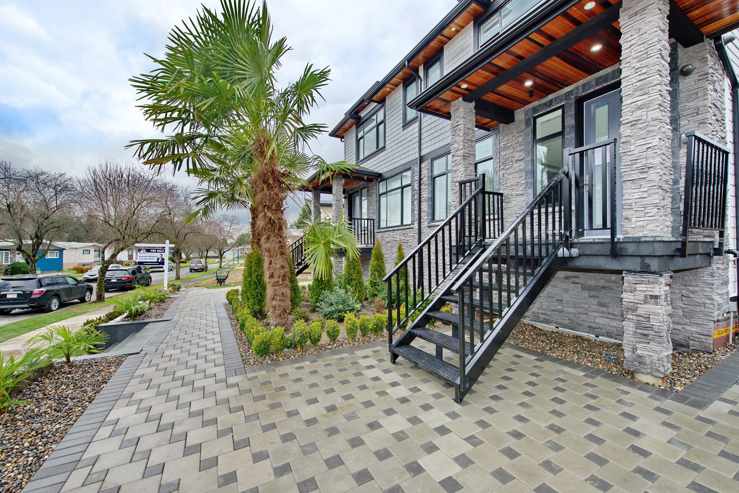 Completed custom home