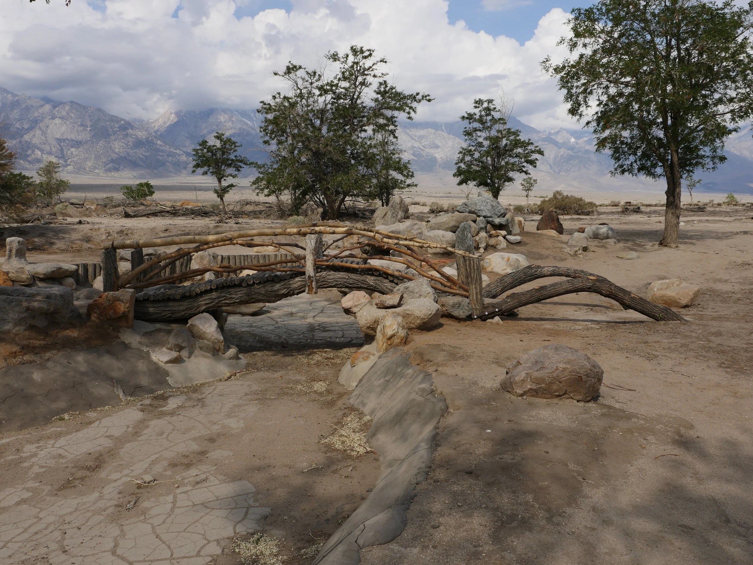 The remains of Merrit Park at Manzanar California (Image © Anoma Pieris)