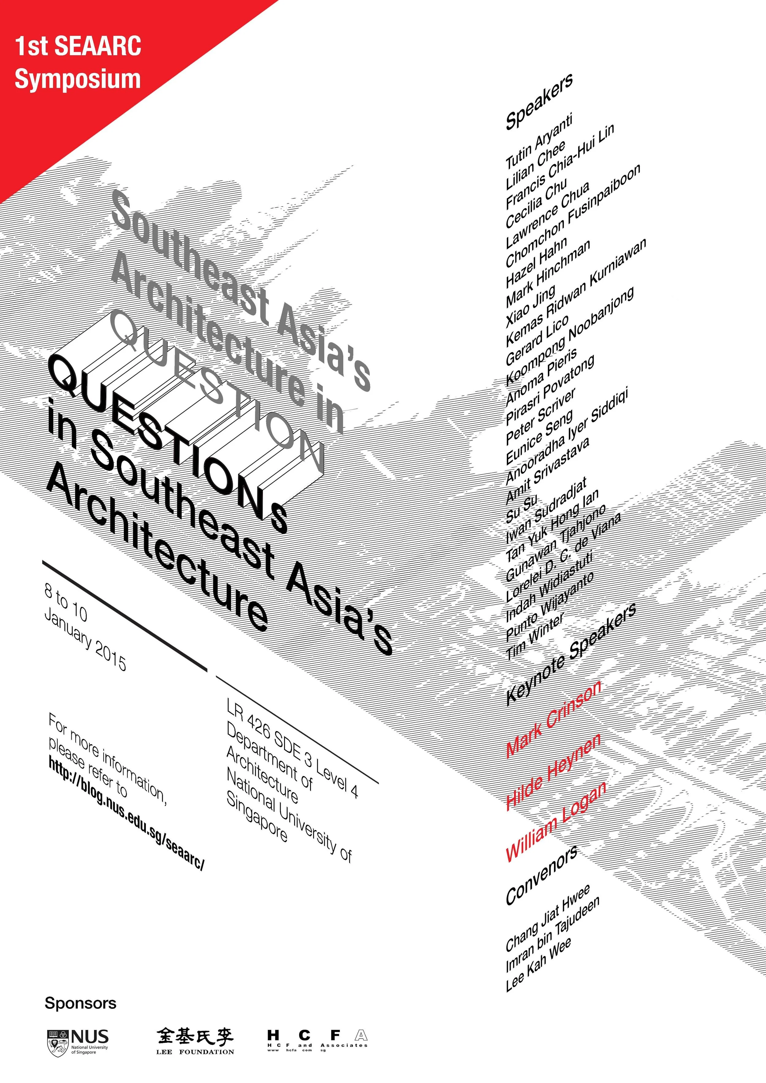 1st SEAARC (Southeast Asia Architecture Research Collaborative) Symposium
