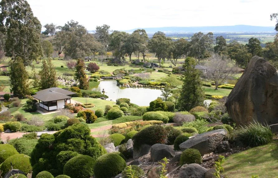 The Cowra Japanese Garden. Designed by Japanese landscape designer Ken Nakajima. (Image © Anoma Pieris )