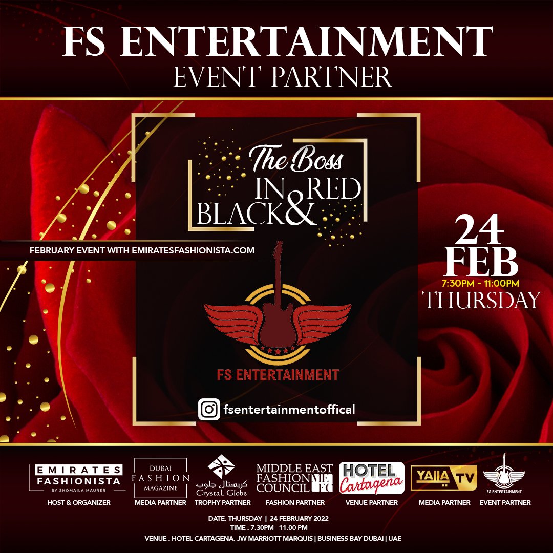 @EVENT PARTNER The Bose In red & Black Post  Event Partner FS Entertainment Post.jpg