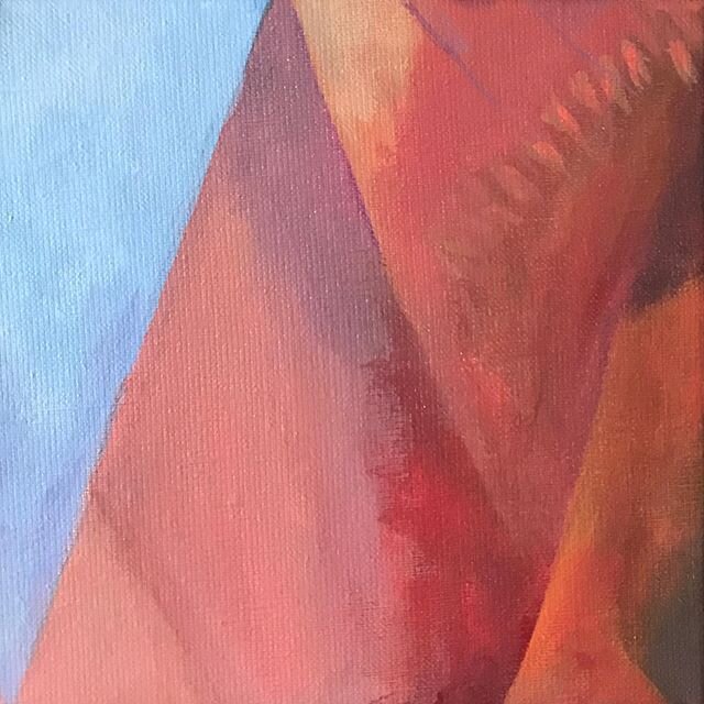 Cubistic lines on a stormy sunday in Dr&oslash;bak. Really feeling the pressure from the atmosphere in my head today - thunder and lightning there too. 😱 #homagetostardust#davidbowie#workinprogress#janinestrand#nindesign#artbynin#artbyjaninestrand#a