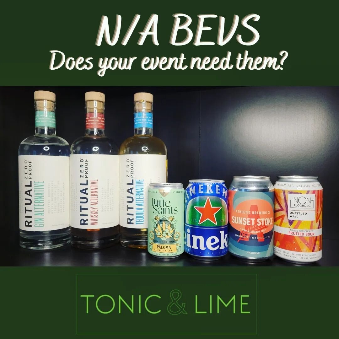 Yes! While we encourage limiting the options at the bar, N/A adult options are a great addition. Giving guests the ability to be included in the full bar experience while still making healthy choices is considerate to all. Talk with me during your al
