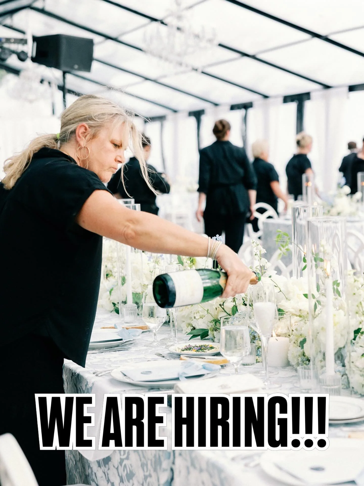 WE ARE HIRING!! ✨🥂