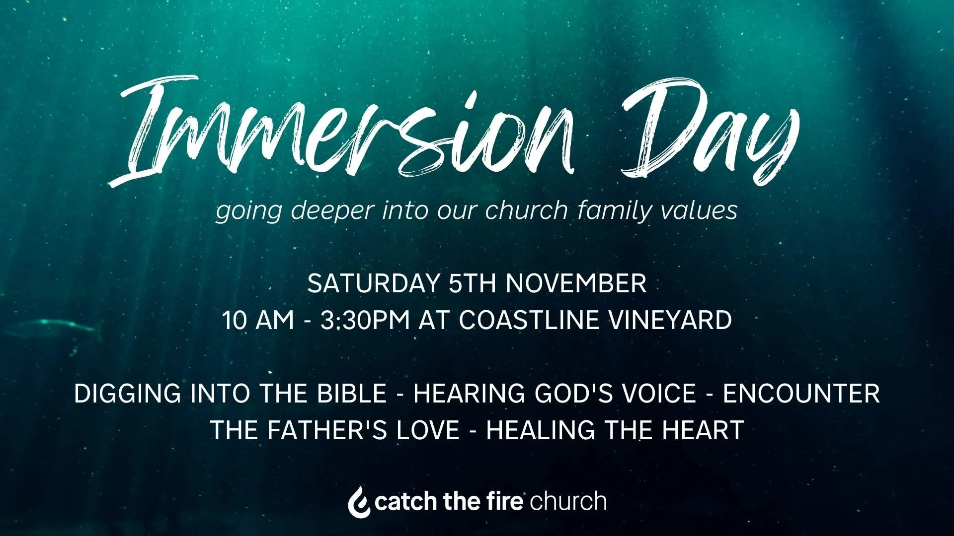 Immersion Day — Catch the Fire Bournemouth