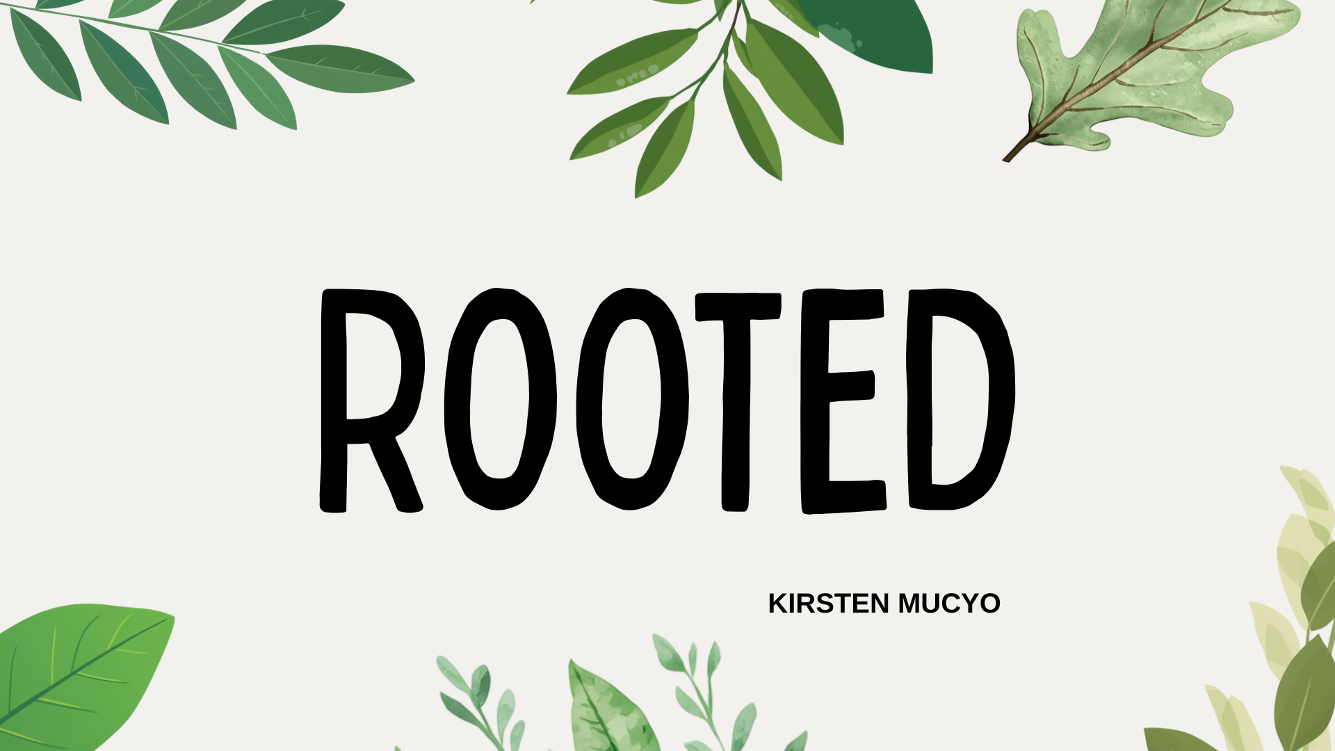 ROOTED - THE SUPREMACY AND CENTRALITY OF CHRIST