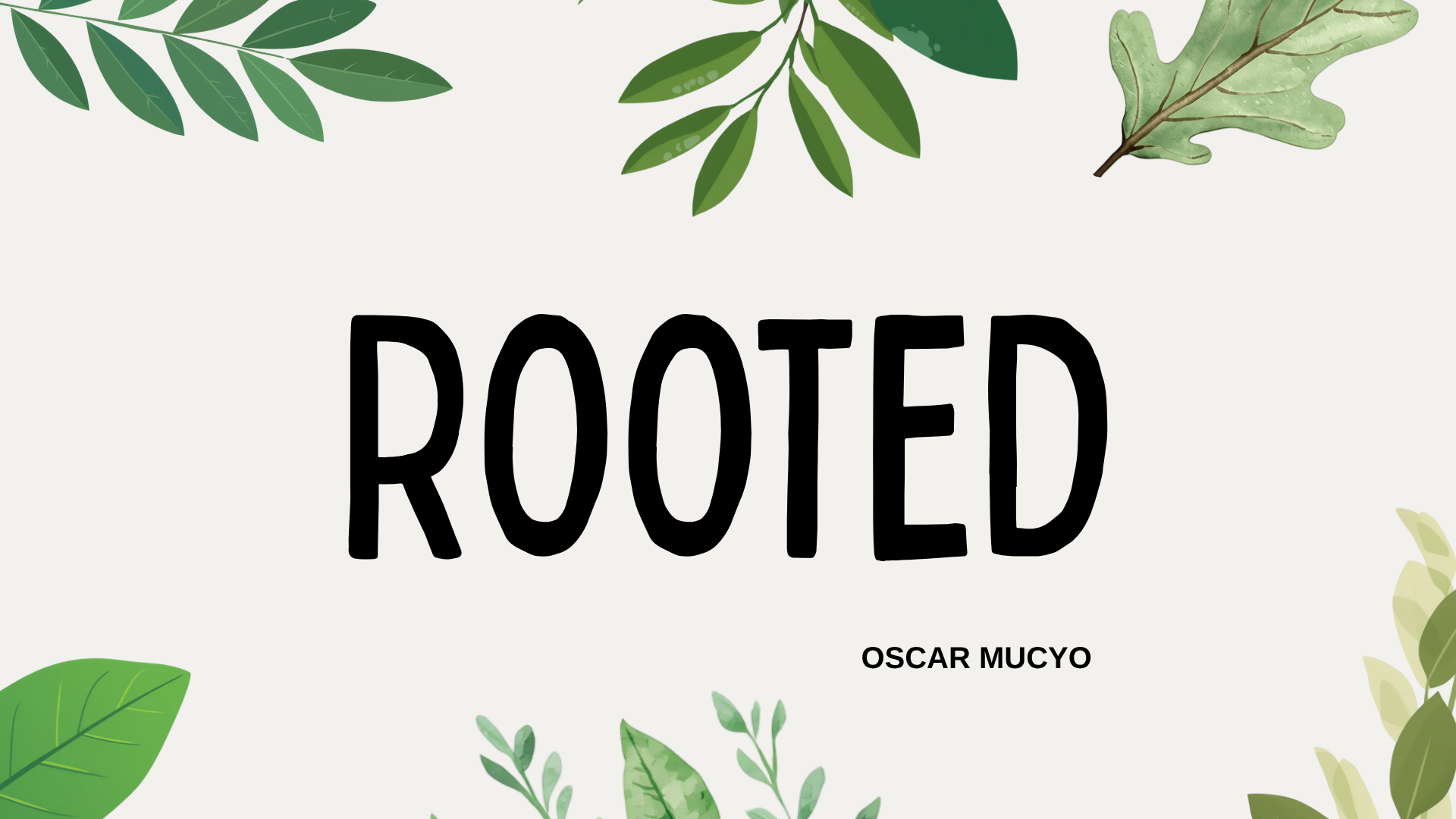 ROOTED - IN JESUS LOVE AND HUMILITY
