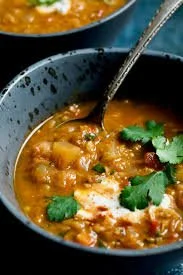 RED LENTIL &amp; VEGETABLE STEW WITH BASMATI RICE