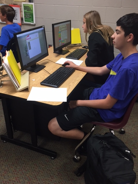 Students in Maize South's Business Communications classes.