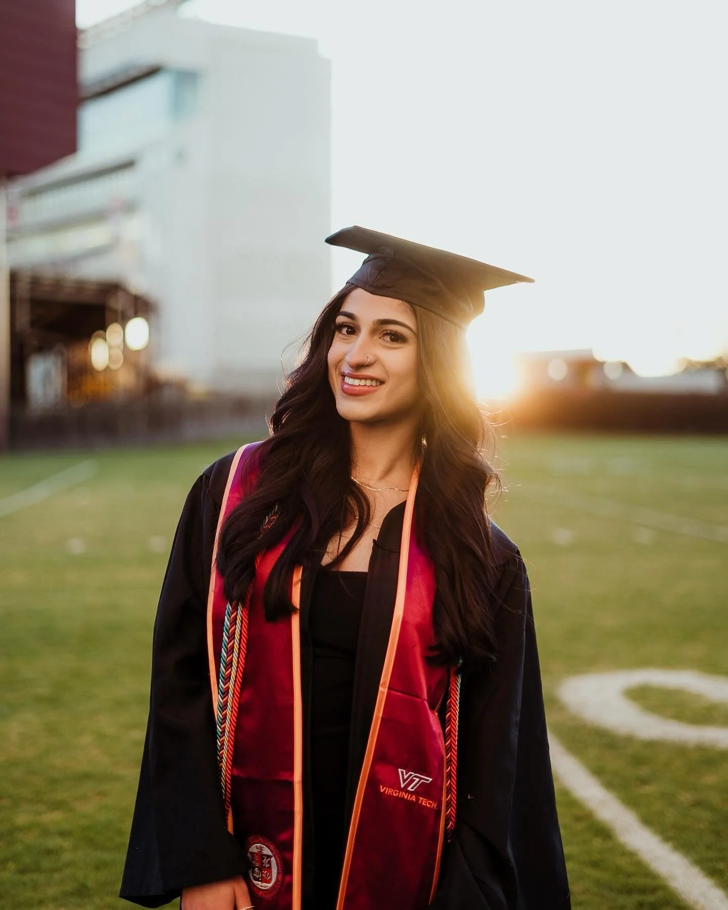 Happy Hokie grad day 🎓 🍾 I have the best time getting to meet so many amazing grads each year, and this year was one of the best! 
.
.
.
#hokiegrad #vtclassof2024 #virginiatech #vt24 #vtgrad #blacksburgphotographer #virginiatechgraduation