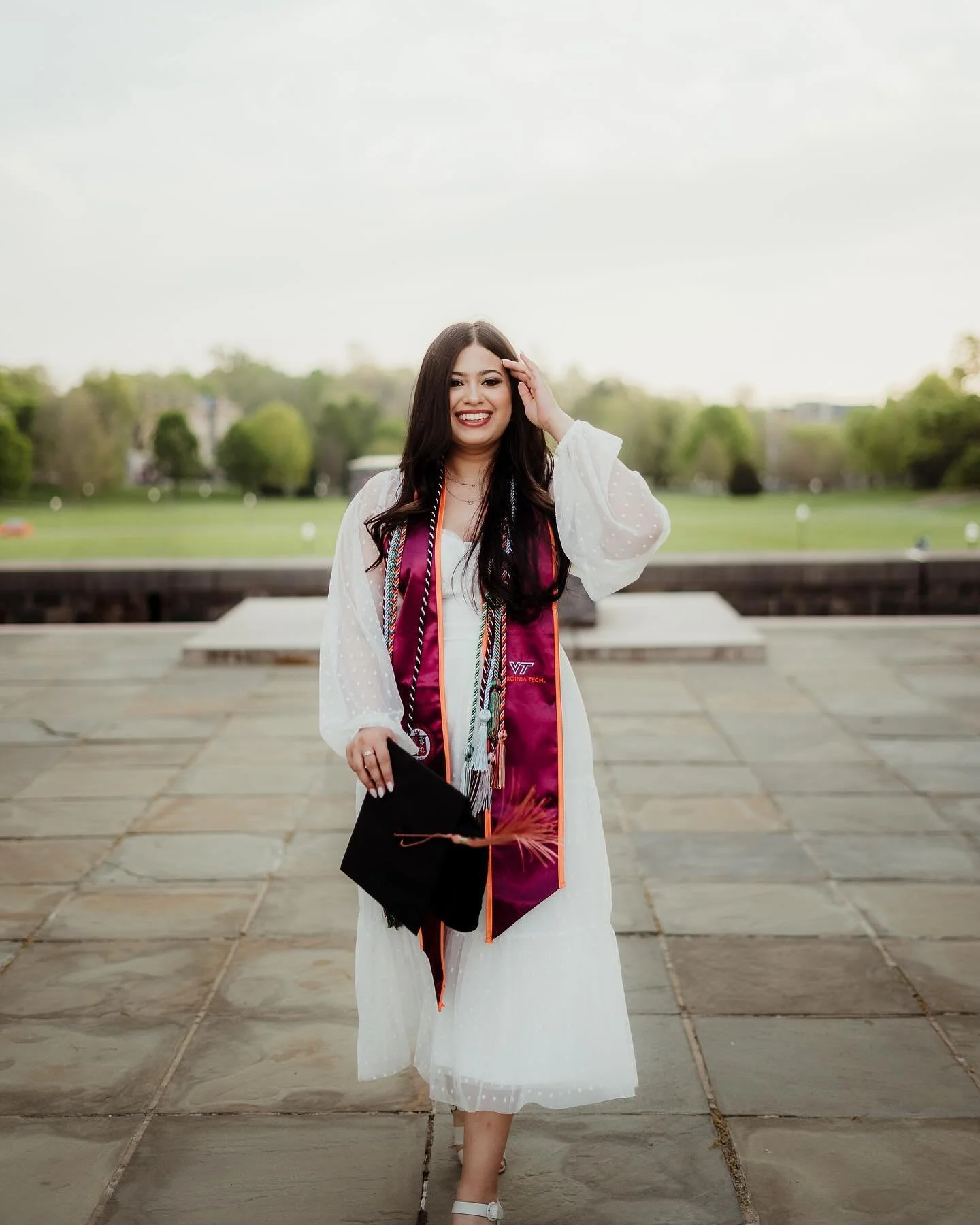 It&rsquo;s all smiles when you&rsquo;re (almost) officially a Hokie grad &ndash; and about to start dental school! 🦷 
.
.
.
#hokiegrad #vtclassof2024 #classof2024 #virginiagraduationphotographer #virginiatech