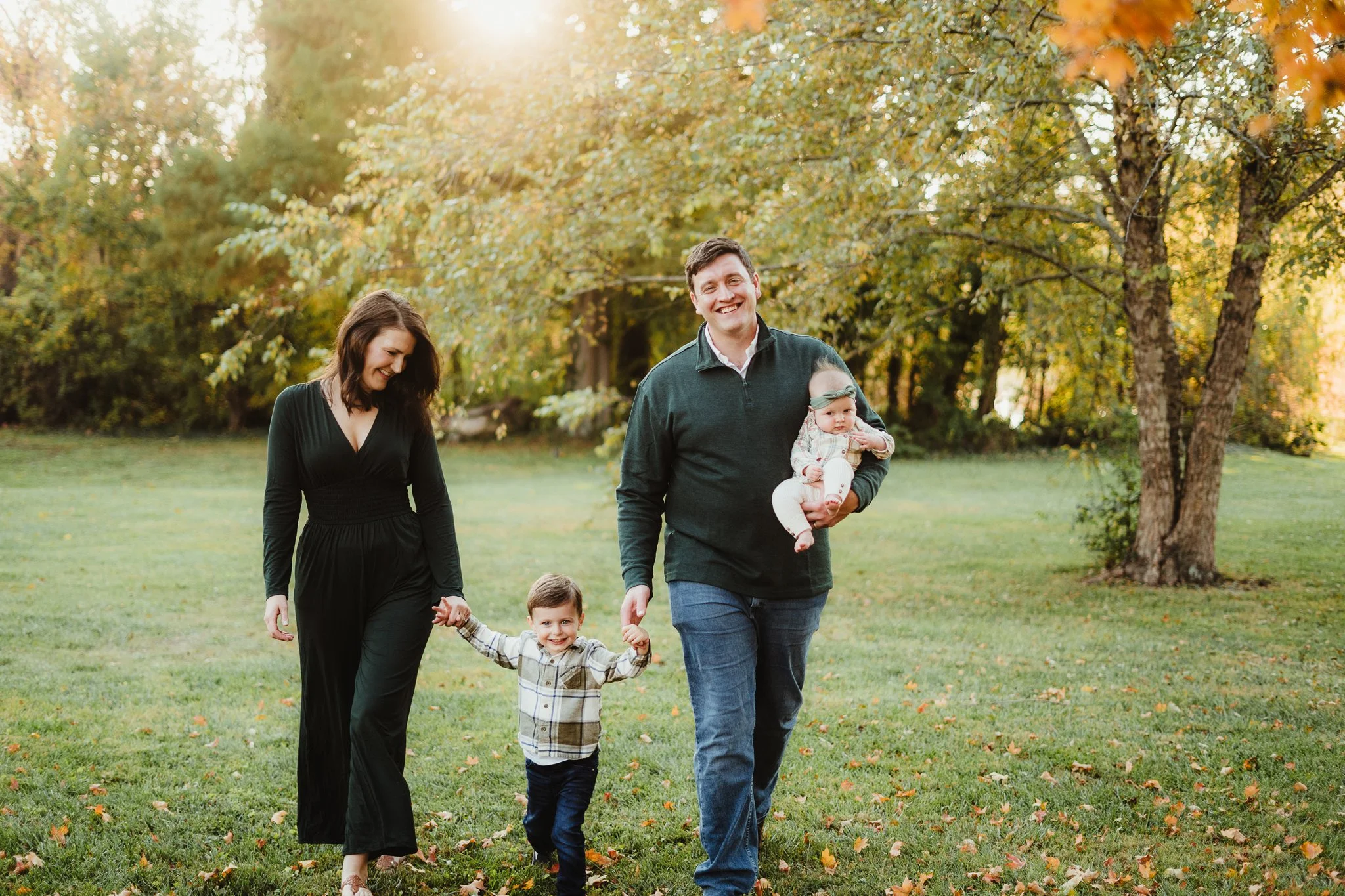 Fall Duck Pond Family Session | The Auckland's | Blacksburg, VA Family Photographer