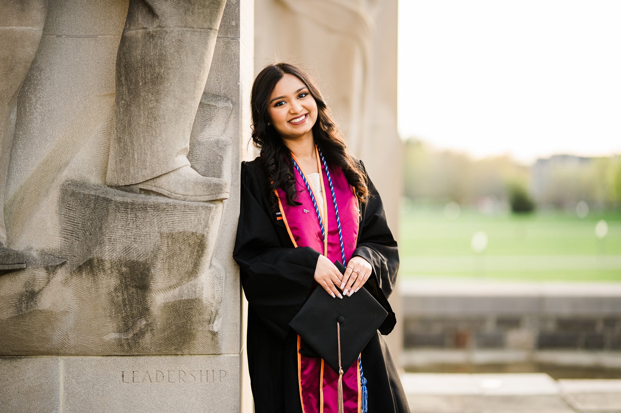 Virginia Tech Graduation Session | Faiza | Blacksburg, VA Senior Photographer