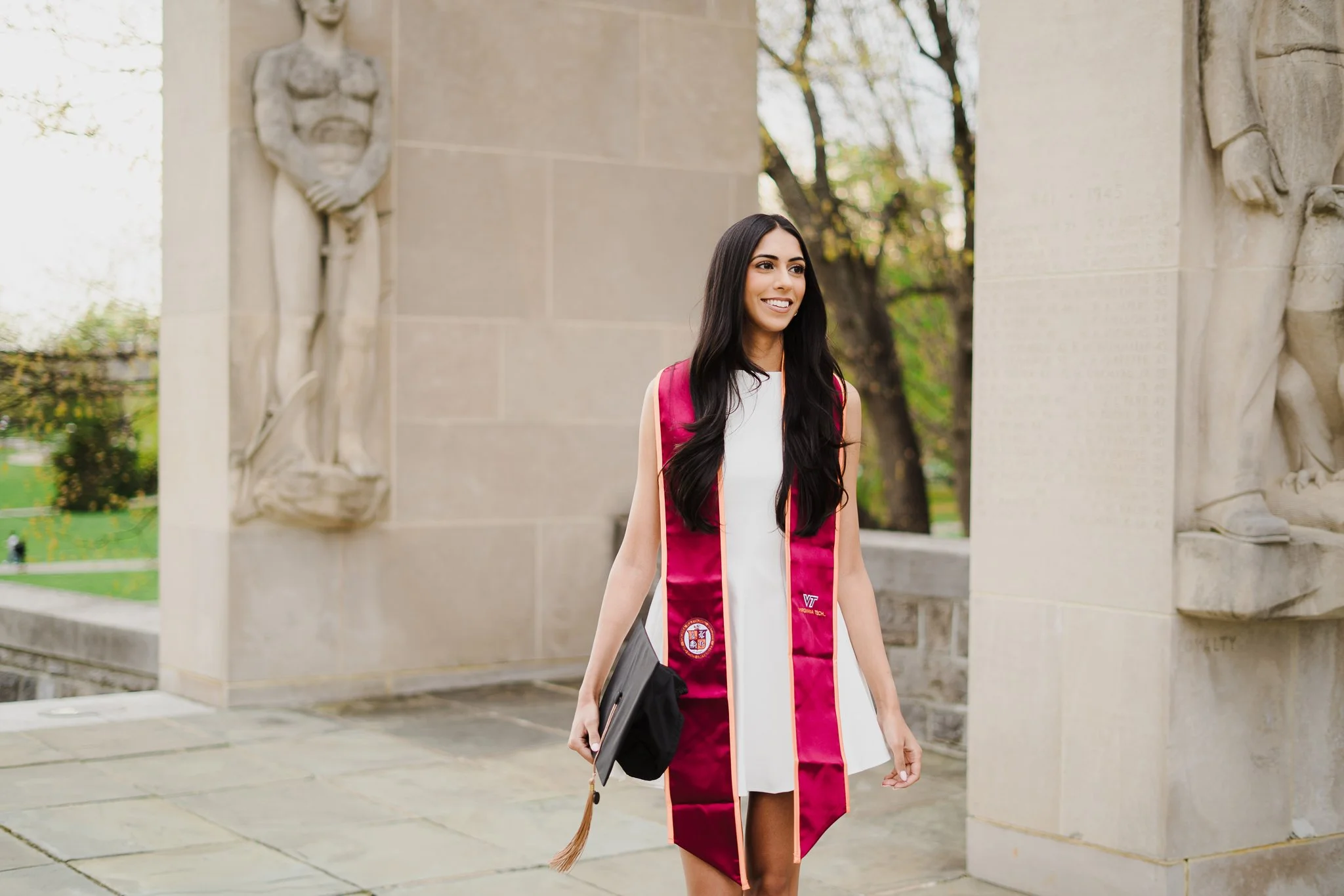Virginia Tech Graduation Session | Sabira | Blacksburg, VA Senior Photographer