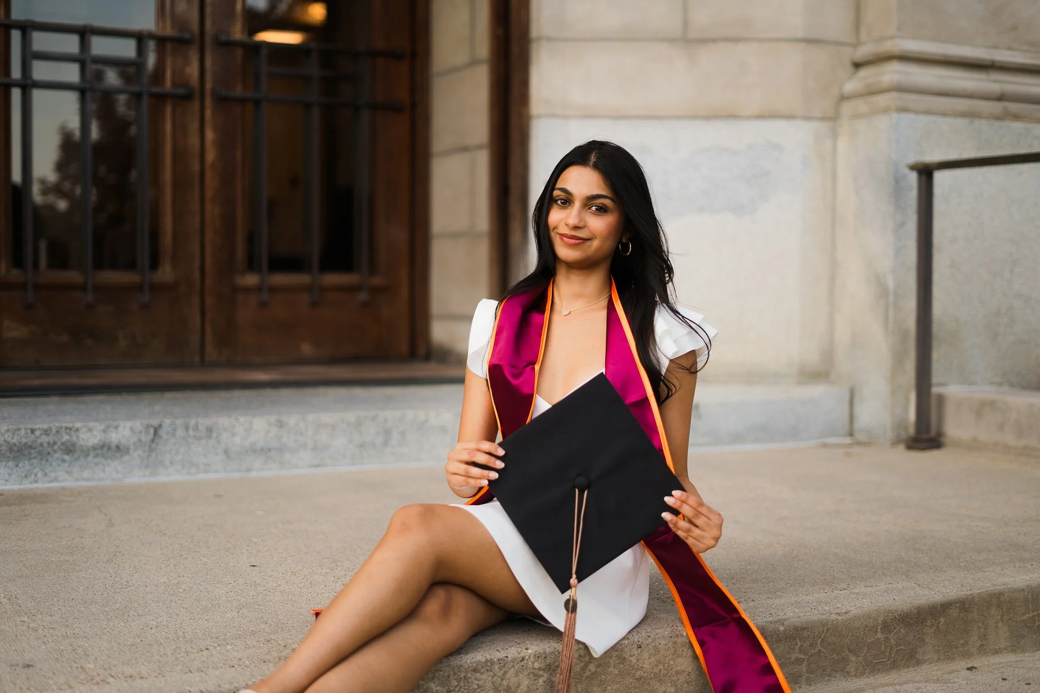Virginia Tech Graduation Session | Divya | Blacksburg, VA Senior Photographer