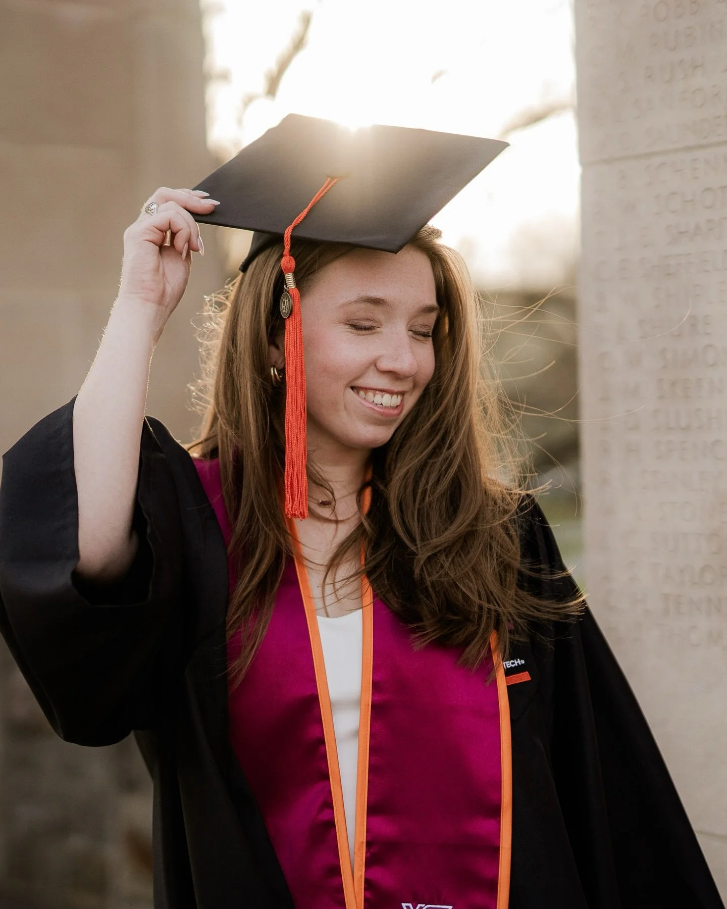 Grad season is in full swing 🍾 🎓 

Always grateful to get to capture these memories for so many Hokies! 

#virginiatechgrad #virginiatechseniorphotographer #hokiegrad #vtclassof2026 #virginiaseniorphotographer
