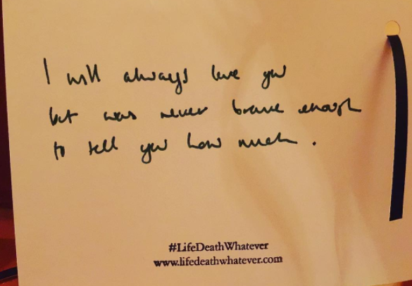 "I will always love you but was never brave enough to tell you how much." #unsaid #lifedeathwhatever