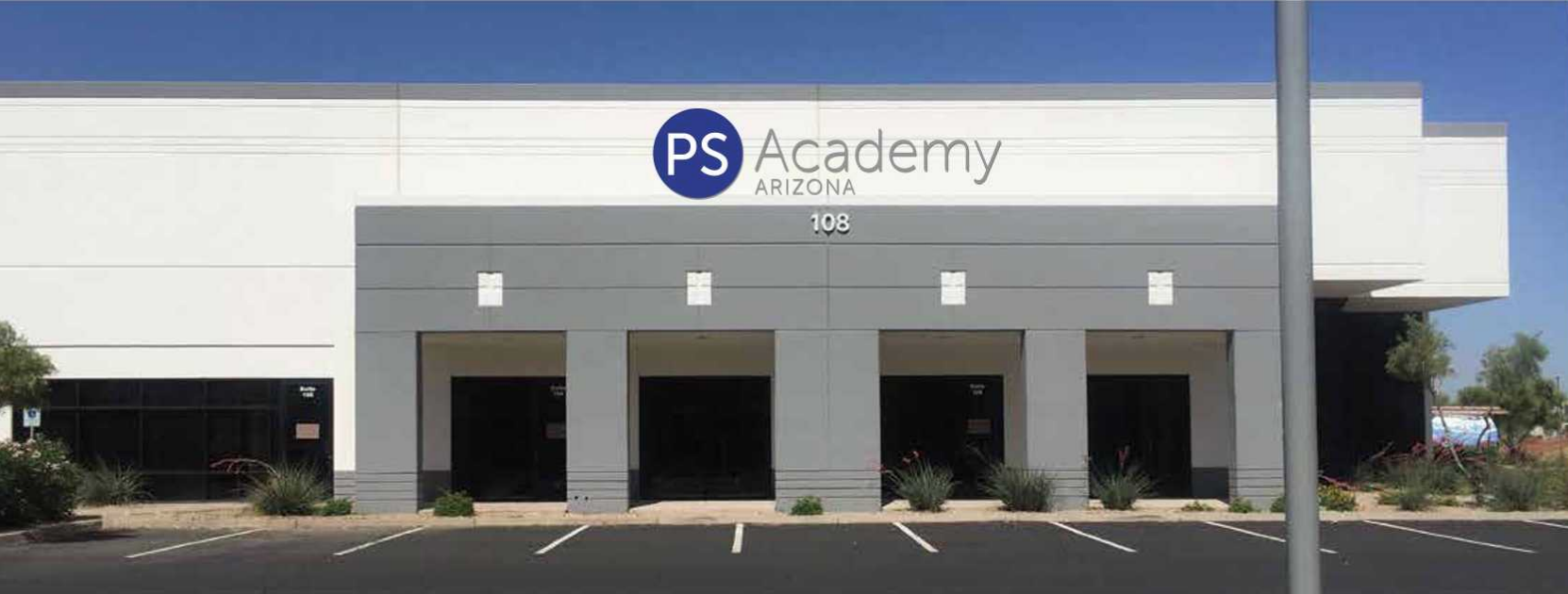 Rendering of new campus with new logo