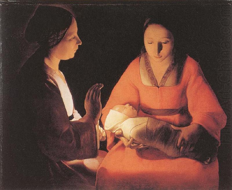 Georges de La Tour, "The Newborn," 1645, Musee des beau Arts, Rennes, France.