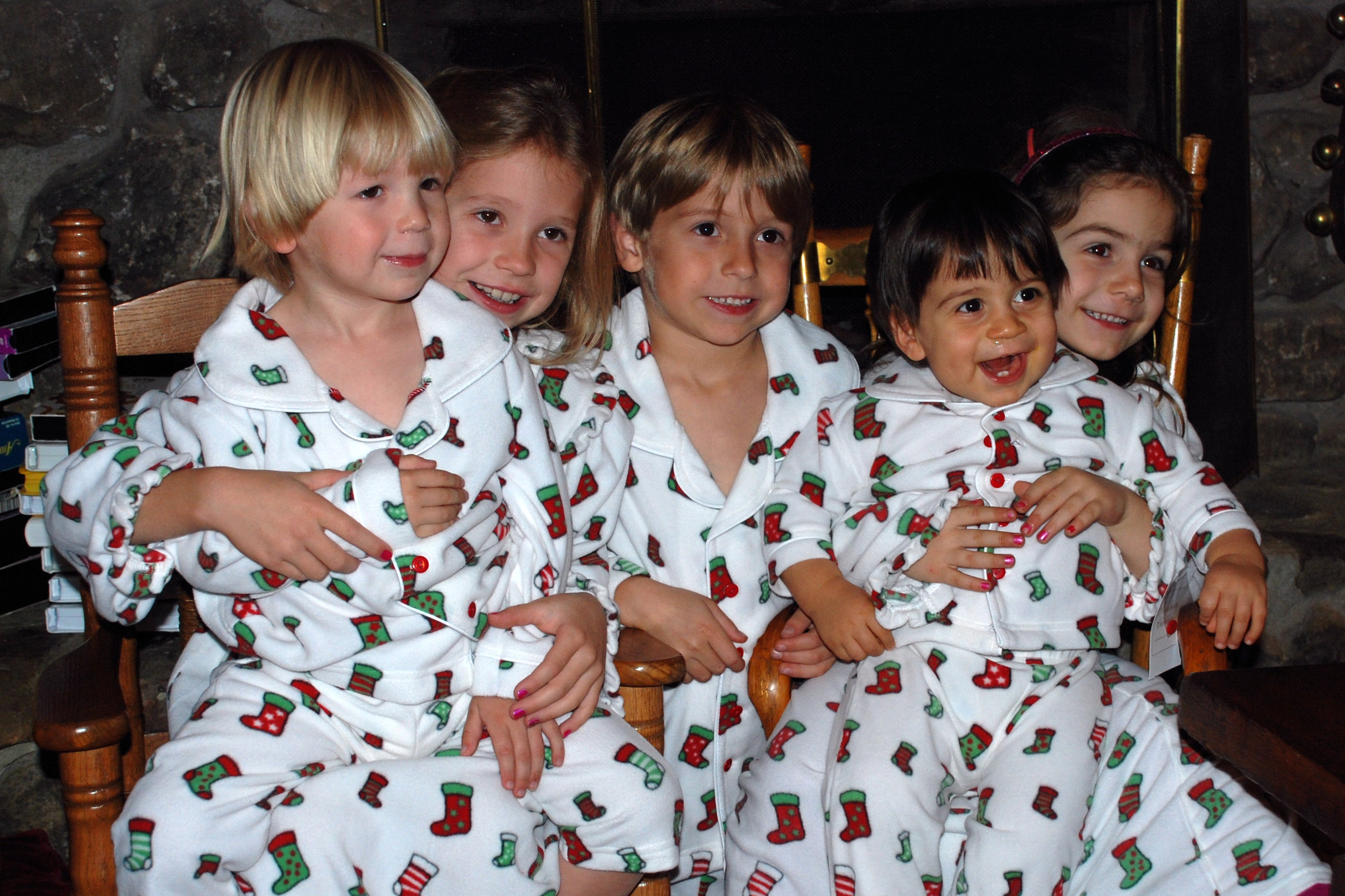 Cousins ready for night time prayers