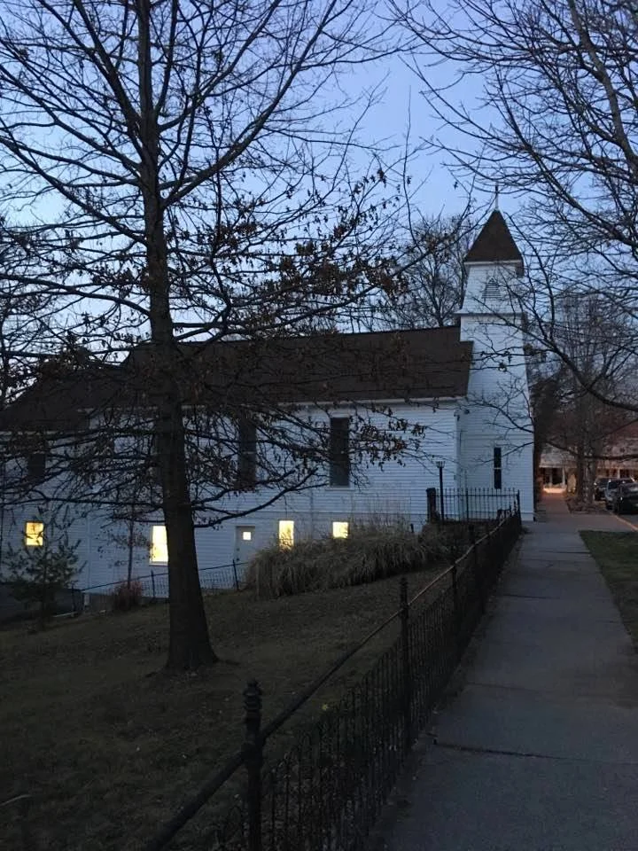  a church with its lights on... Gigi Cottrell