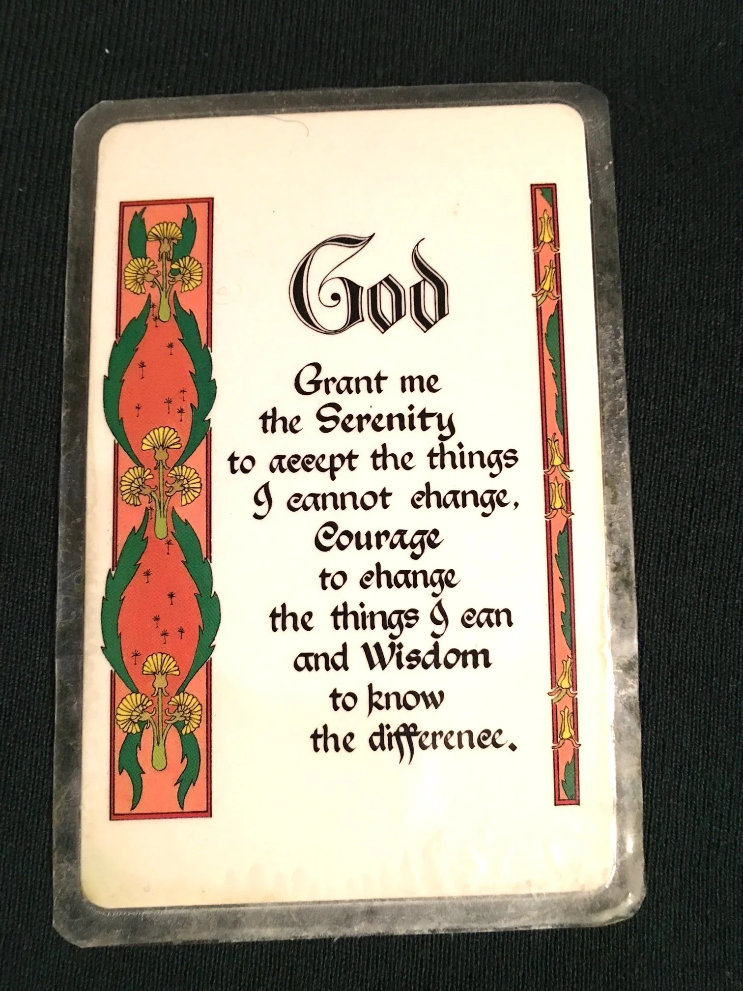 Serenity Prayer — Joanna Seibert