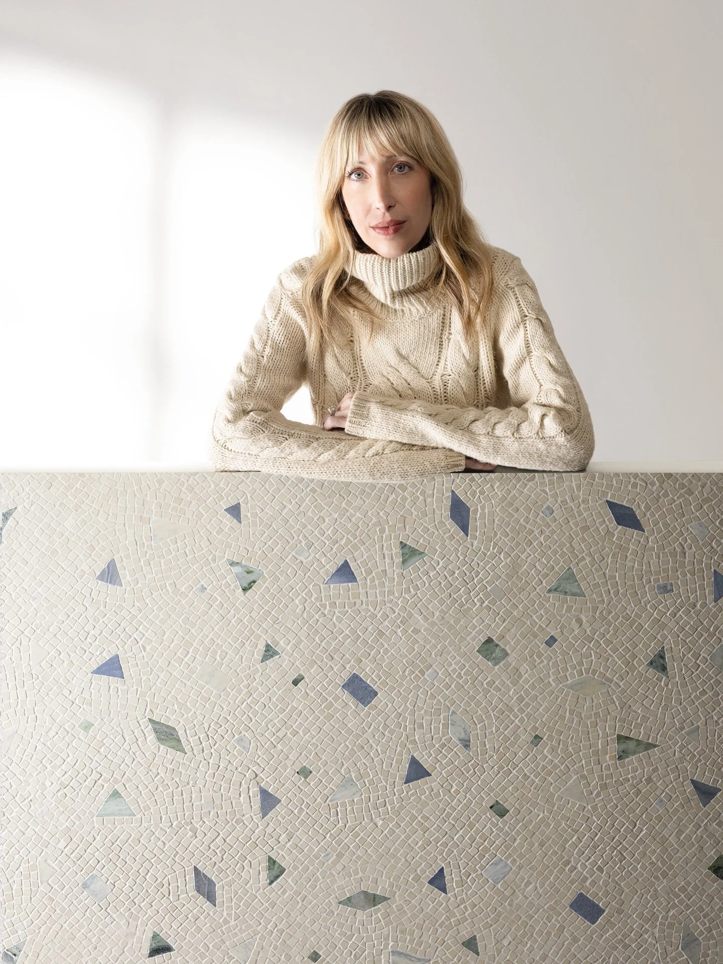 ITS HERE!!! introducing my latest collaboration @alisonroseny  X  @artistic_tile  ARTIFACT - a study in contrast and continuity, inspired by ancient Roman mosaics &mdash; reinterpreted through a modern lens to honor history while feeling undeniably o