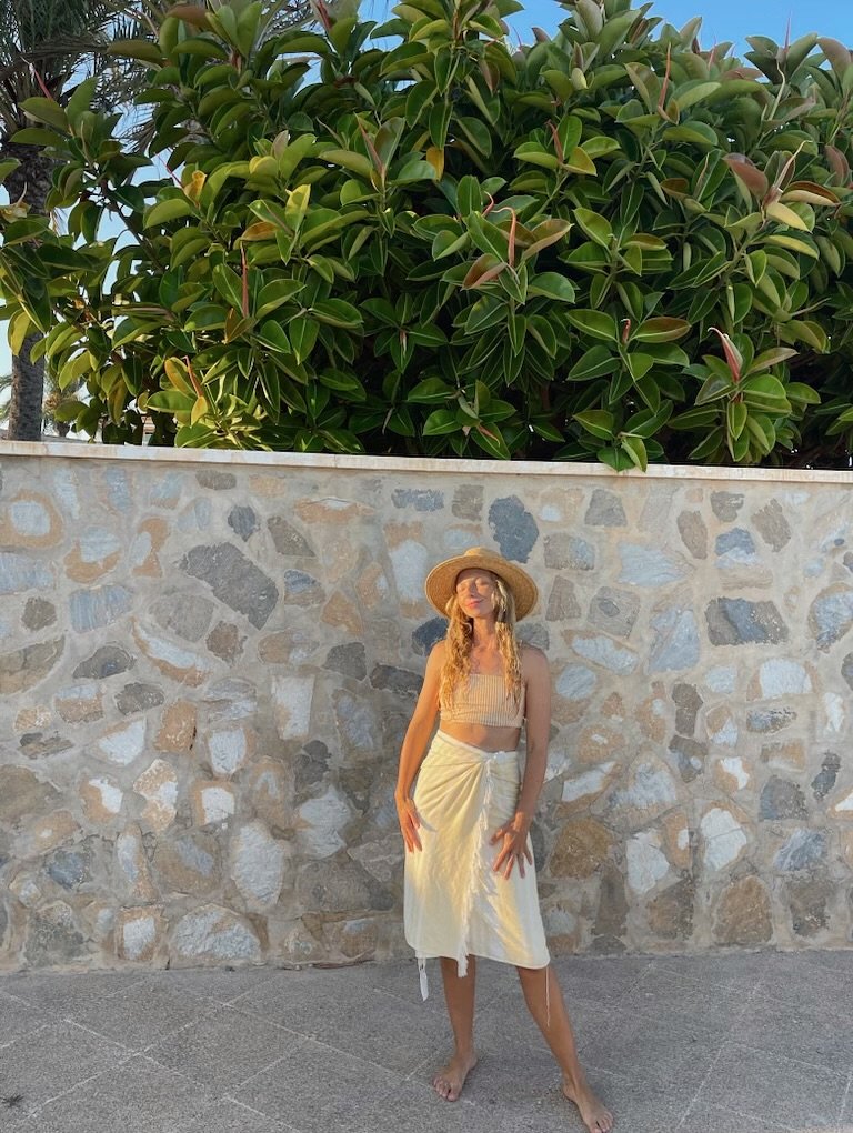 Sun kissed post sunset swim. 

Having a healthy relationship with the sun is essential for our skin health &mdash; newsletter landing in your inbox featuring Holly Henton of @illume.skintherapy &amp; her recommendations for maintaining our summer glo