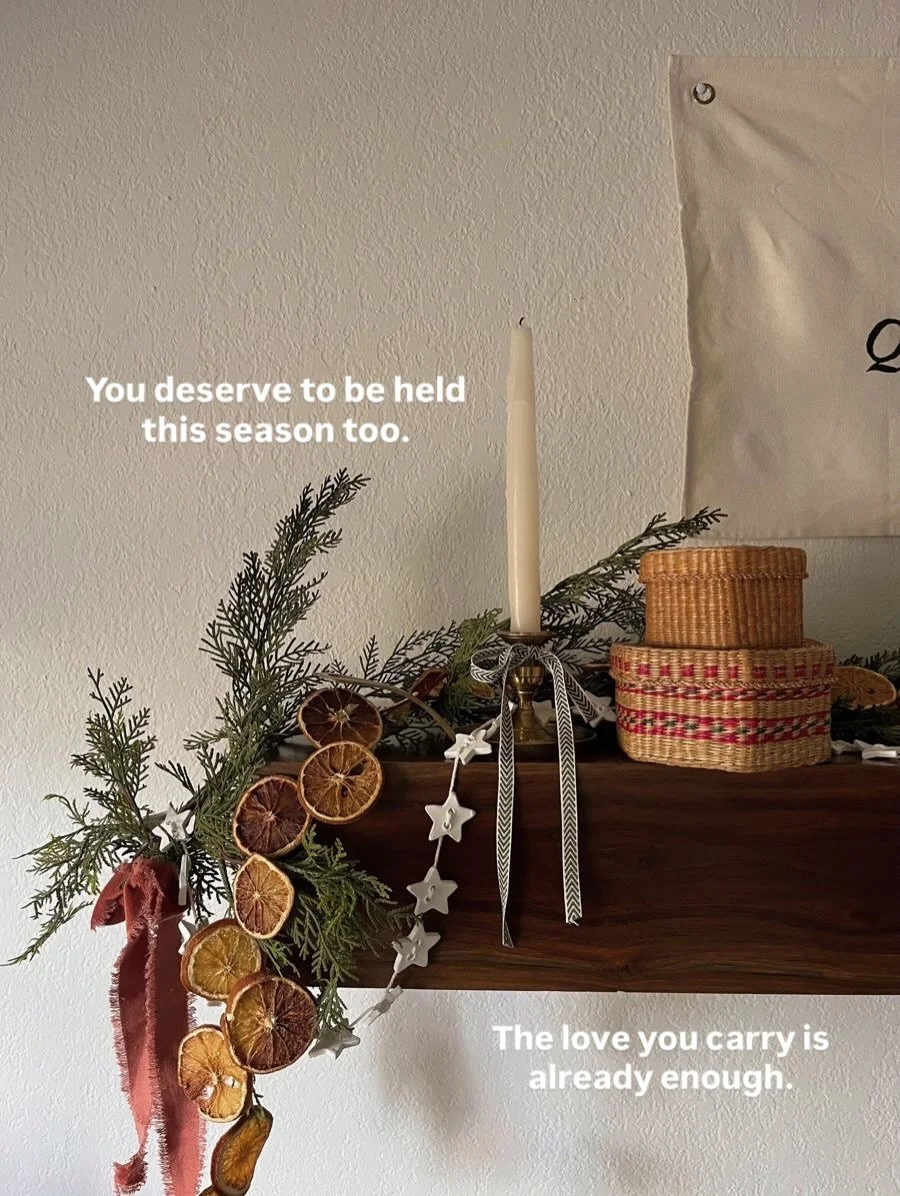 Trying to release the &ldquo;shoulds&rdquo; and simply embrace the magic this time of year. ✨ It&rsquo;s easy to feel the need to be doing more, the next cute trendy crafty thing, add another beautiful gift to the list but at the end of the day &mdas