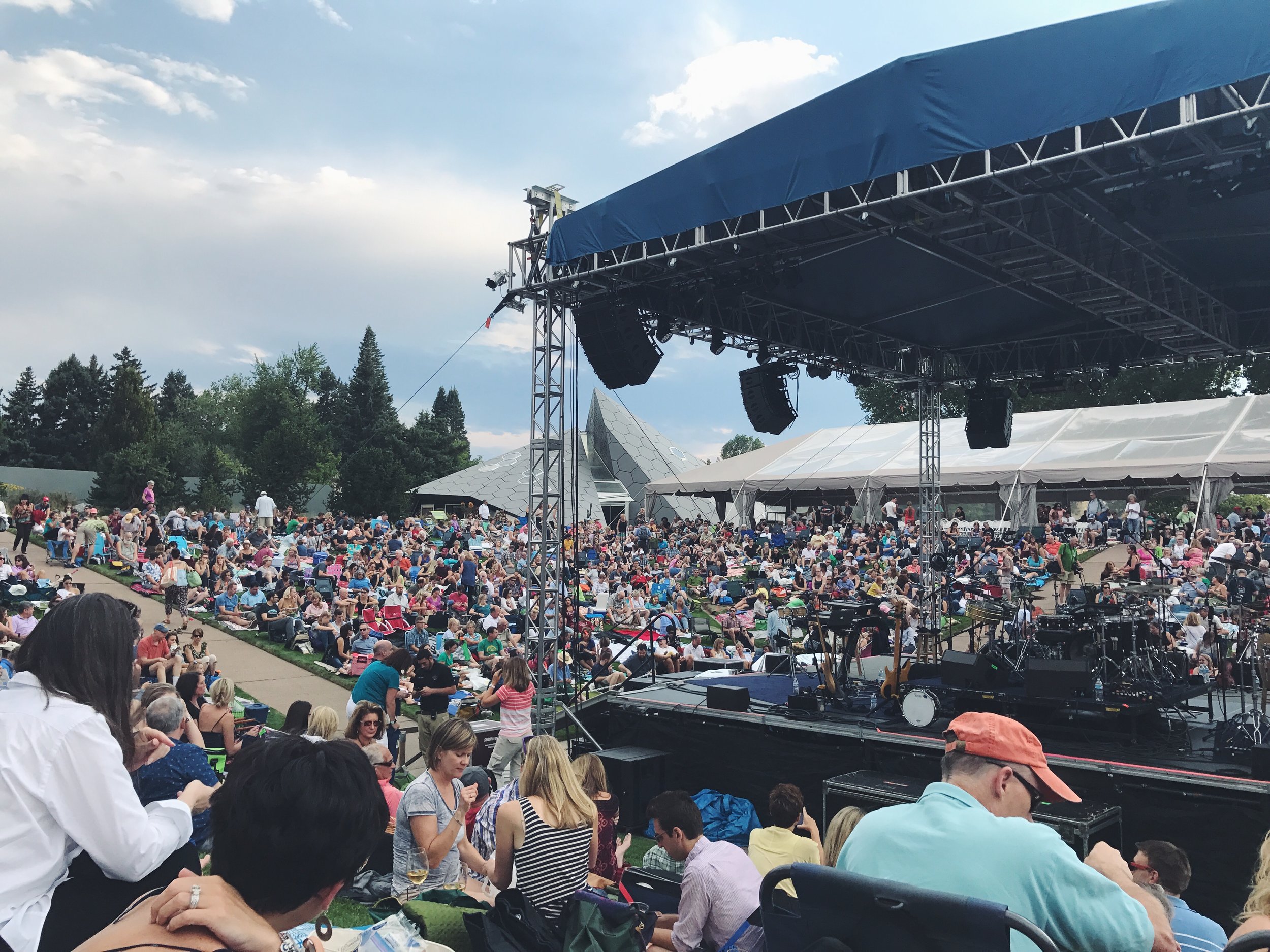 Denver Botanic Gardens Concert Capacity Fasci Garden