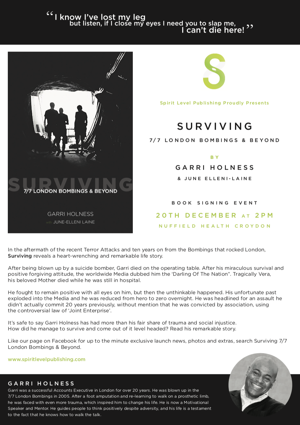 Signage for Book Signing Event
