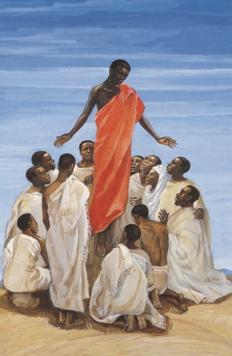 The Ascension of the Lord by the Jesus Mafa project of Cameroon